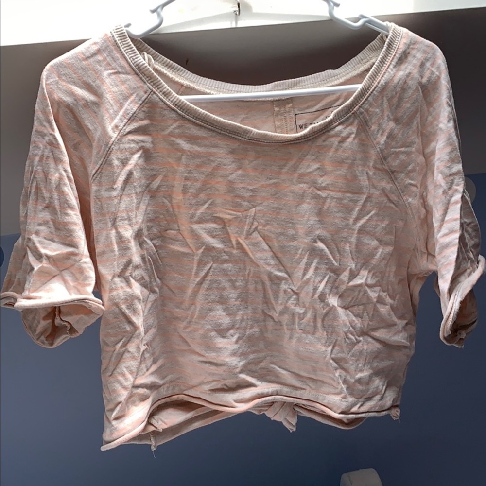 FP open back striped tee